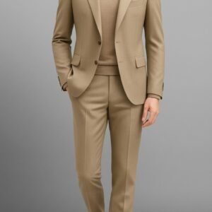 BEIGE WOOL SUIT 20% off